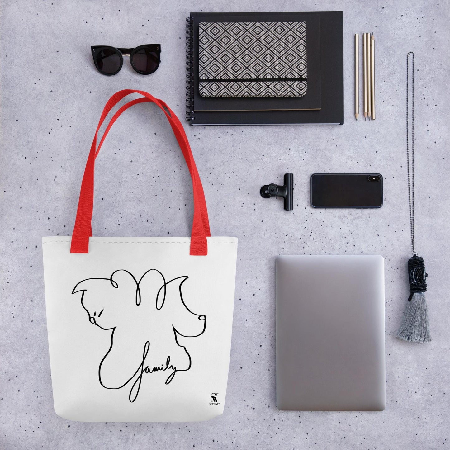 Bolsa de tela con diseño de tu mascota favorita