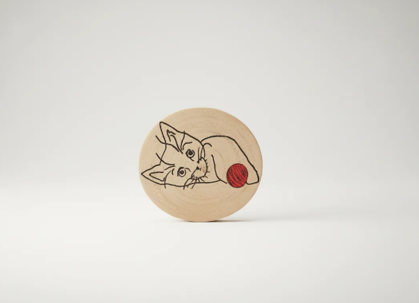 Posavasos artesanal de madera de chopo – Hecho a mano con alma y elegancia natural