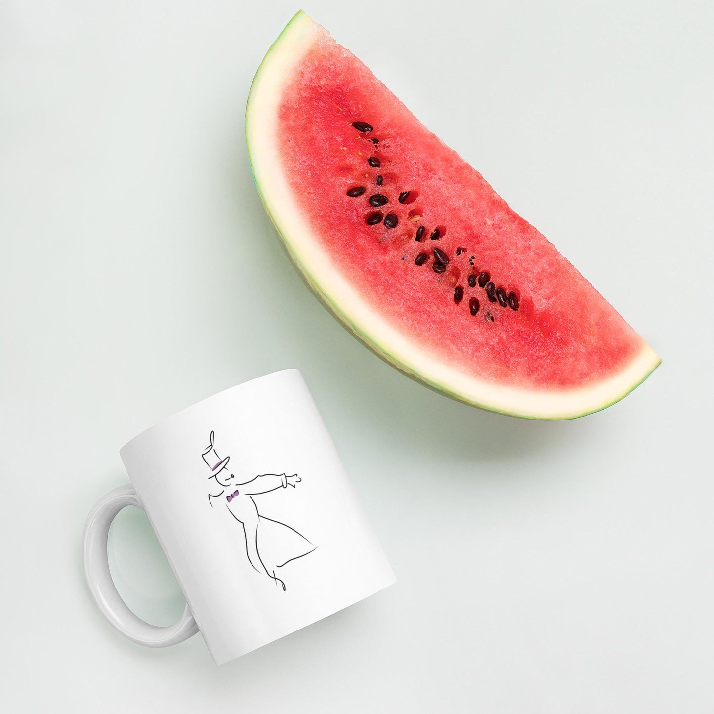 taza Silueta errante - Hecho a mano
