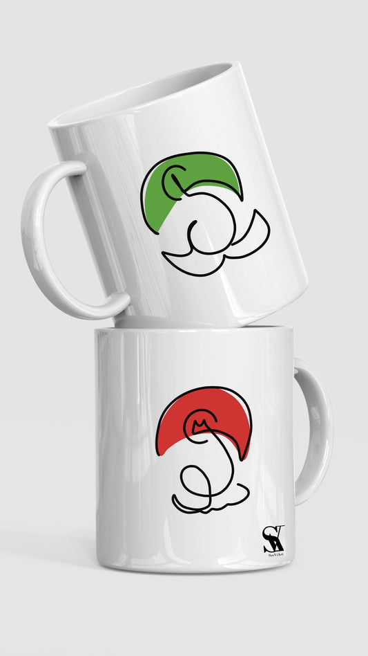 Taza Mario - Hecho a mano