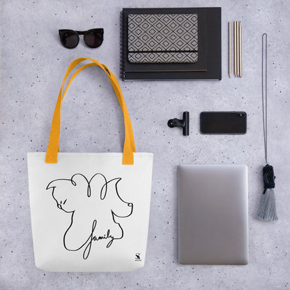 Bolsa de tela con diseño de tu mascota favorita