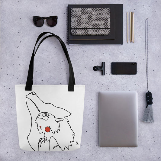 Bolsa de tela "Aliento del bosque" - Inspirado en Mononoke