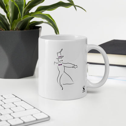 taza Silueta errante - Hecho a mano