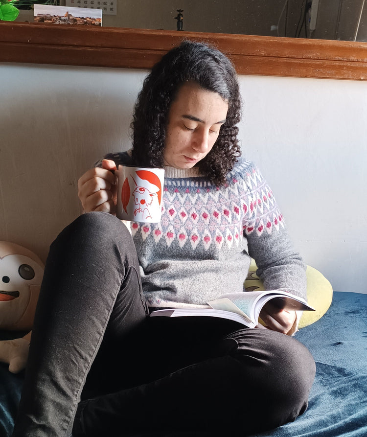 Taza cerámica Esencia del Bosque embalada con presentación artesanal para regalo