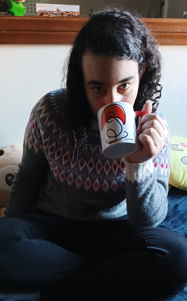 Taza Reino Champiñón · Ilustración artesanal inspirada en videojuegos clásicos