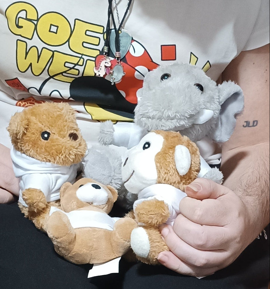 Peluche personalizable con ilustración original artesanal – SerViArte Segovia