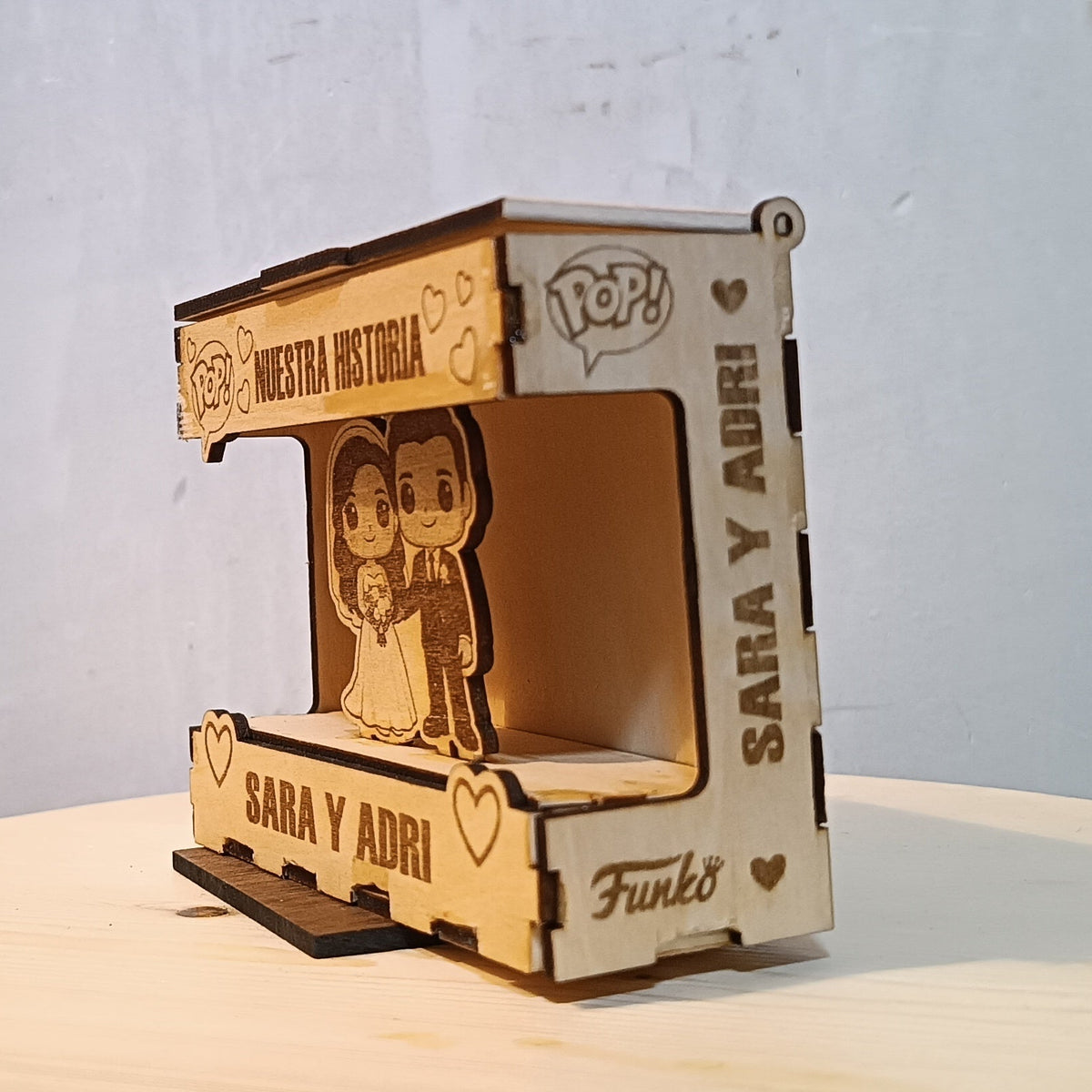 Pedido personalizado con ilustración de SerViArte, artesanía única hecha a mano