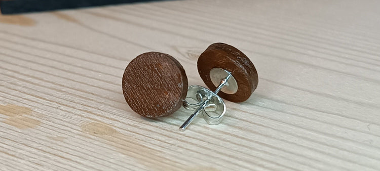Hand-Painted Wooden Earrings · Lightweight and Expressive