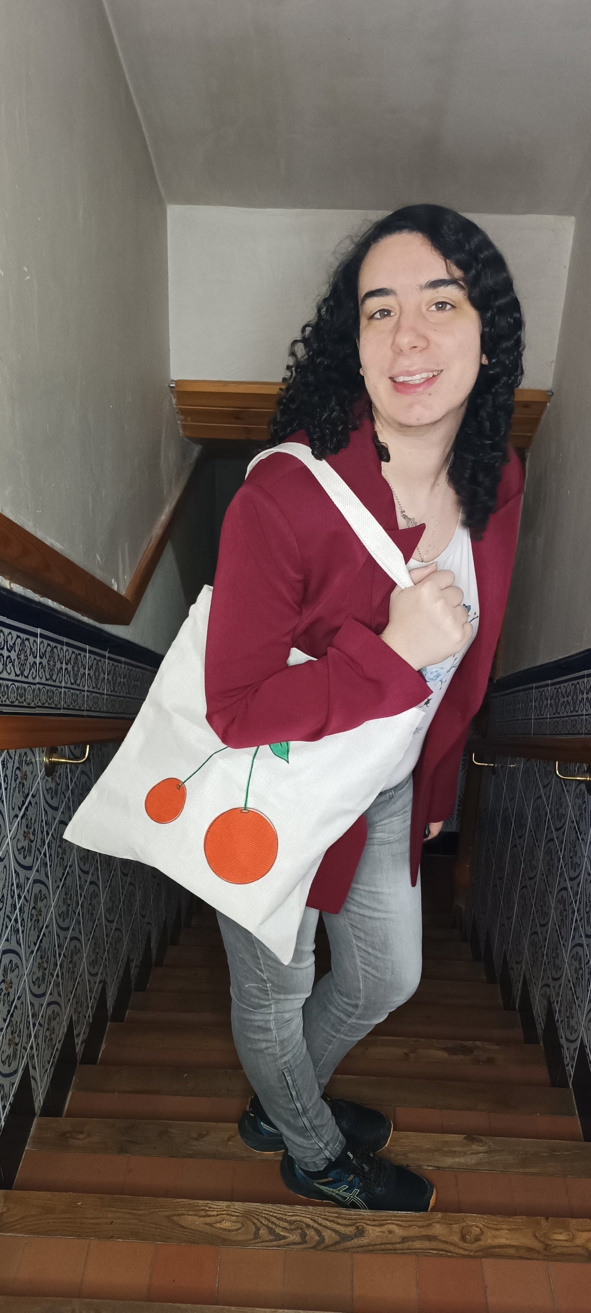Bolsa reutilizable Botánica Cotidiana con diseño botánico original – SerViArteShop