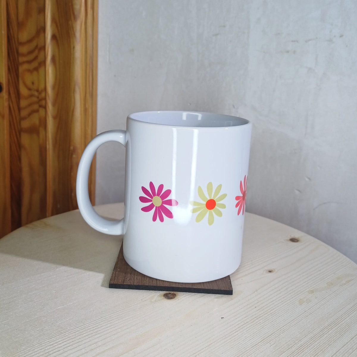 Pack Trama Viva edición limitada con tazas y posavasos de madera artesanal – SerViArte