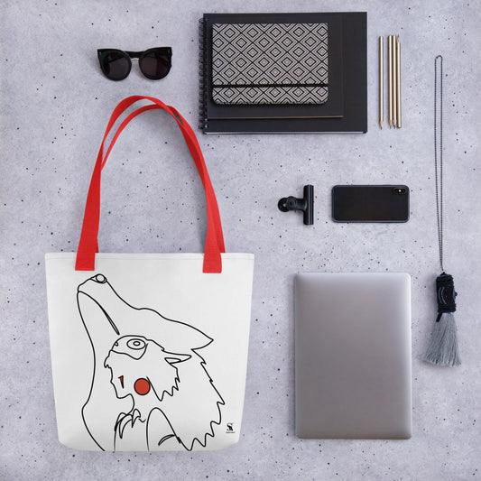 Bolsa de tela "Aliento del bosque" - Inspirado en Mononoke