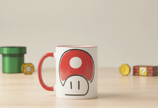 Tazas Reino Champiñón - Hecho a mano