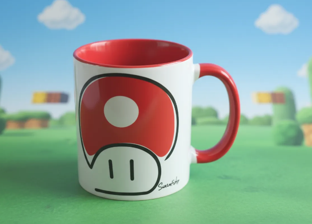 Tazas Reino Champiñón - Hecho a mano