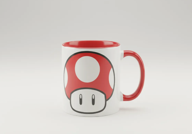 Tazas Reino Champiñón - Hecho a mano