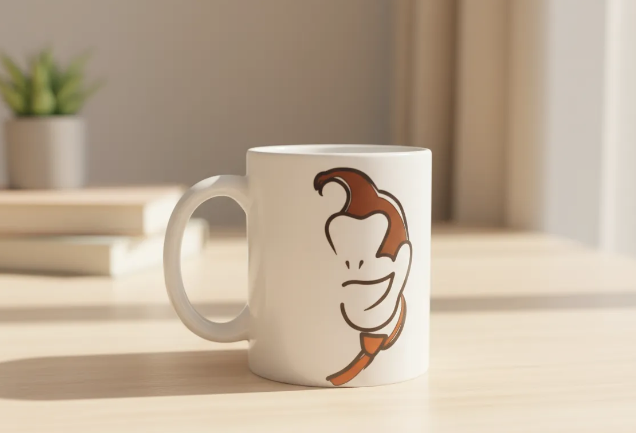 Taza Reino Champiñón con Luigi y personajes retro en cerámica artesanal – SerViArte