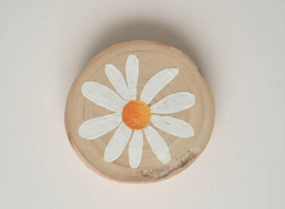 Posavasos artesanal de madera de chopo – Hecho a mano con alma y elegancia natural