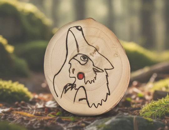 Posavasos artesanal de madera de chopo – Hecho a mano con alma y elegancia natural