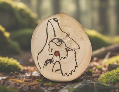 Posavasos artesanal de madera de chopo – Hecho a mano con alma y elegancia natural