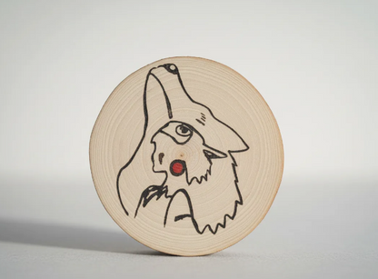 Posavasos artesanal de madera de chopo – Hecho a mano con alma y elegancia natural