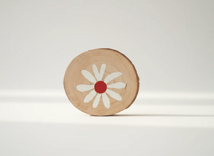 Posavasos artesanal de madera de chopo – Hecho a mano con alma y elegancia natural