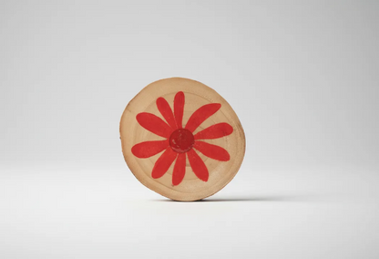 Posavasos artesanal de madera de chopo – Hecho a mano con alma y elegancia natural