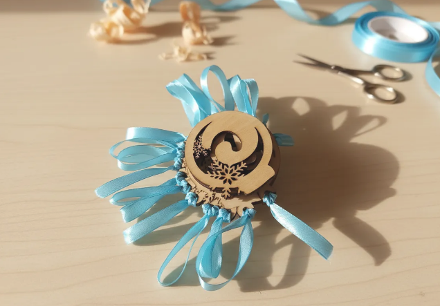 Bola Navidad Letra con frase grabada