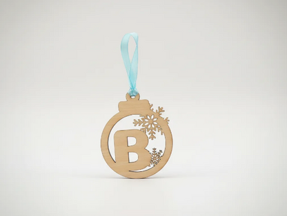 Bola Navidad Letra con frase grabada