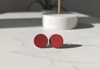 Handcrafted earrings made of hand-painted wood | Unique and lightweight designs