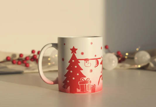 Tazas "Magia Navideña" - Hechas a mano