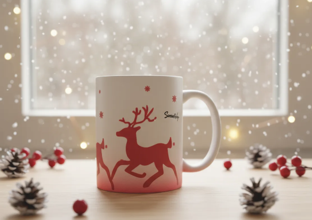 Tazas "Magia Navideña" - Hechas a mano