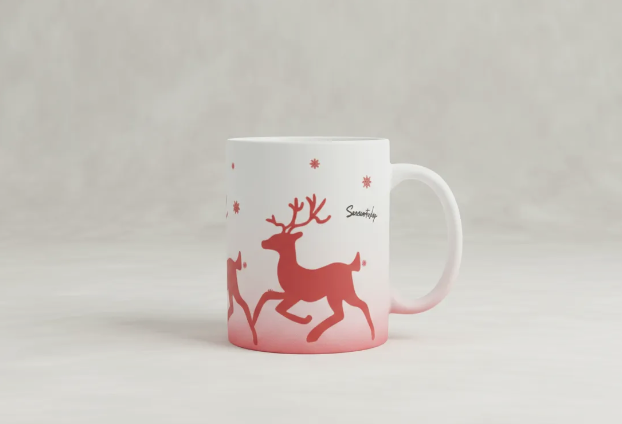 Tazas "Magia Navideña" - Hechas a mano