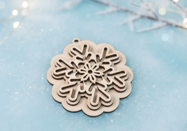 adorno navidad 3d sin pintar