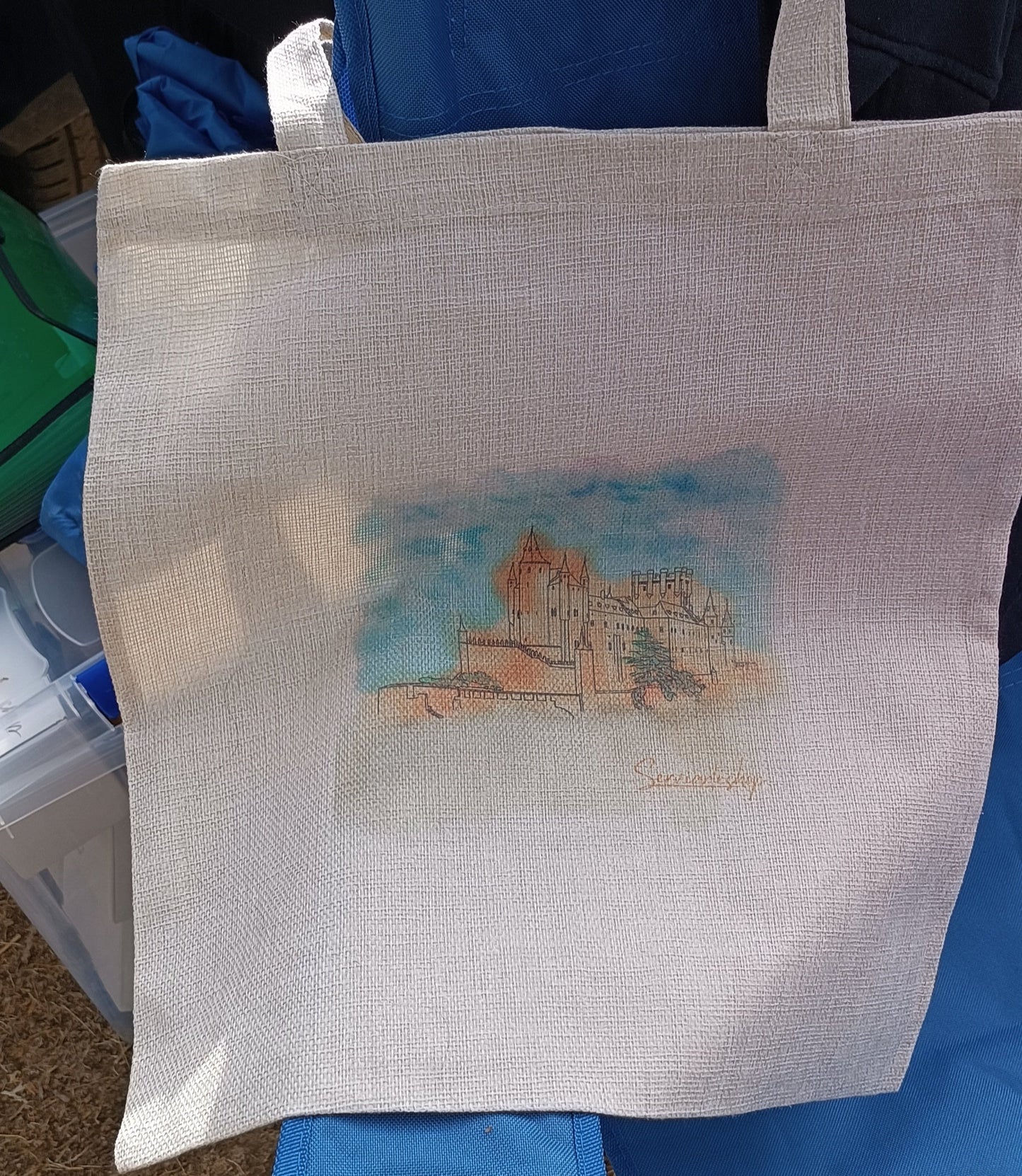 alcazar segovia bolsa de tela poliester tote bag