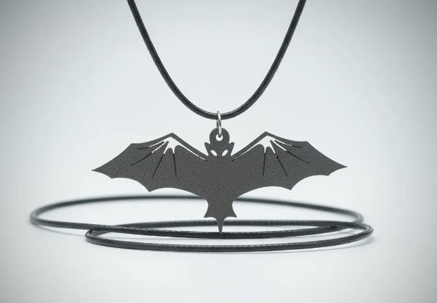 collar espectral de murcielago, especial halloween,