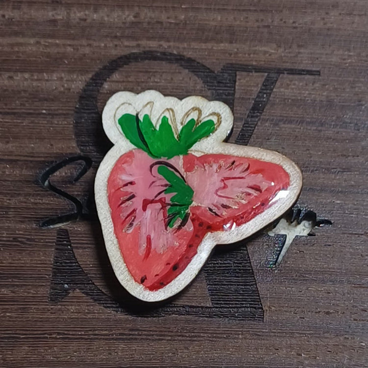Imán artesanal Tutti Frutti colección frutas verano SerViArte