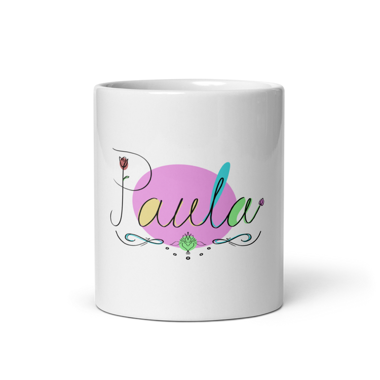 Taza personalizada blanca 11oz con diseño dibujado a mano – SerViArte